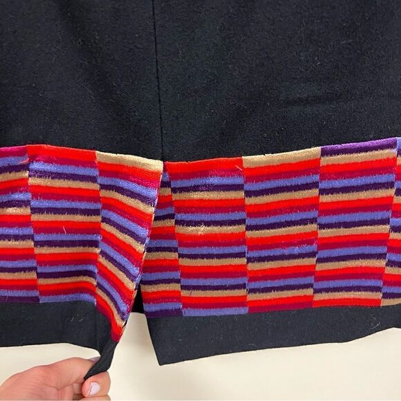 Carlisle wool blend skirt with color blocking Sz 4 - Picture 4 of 6